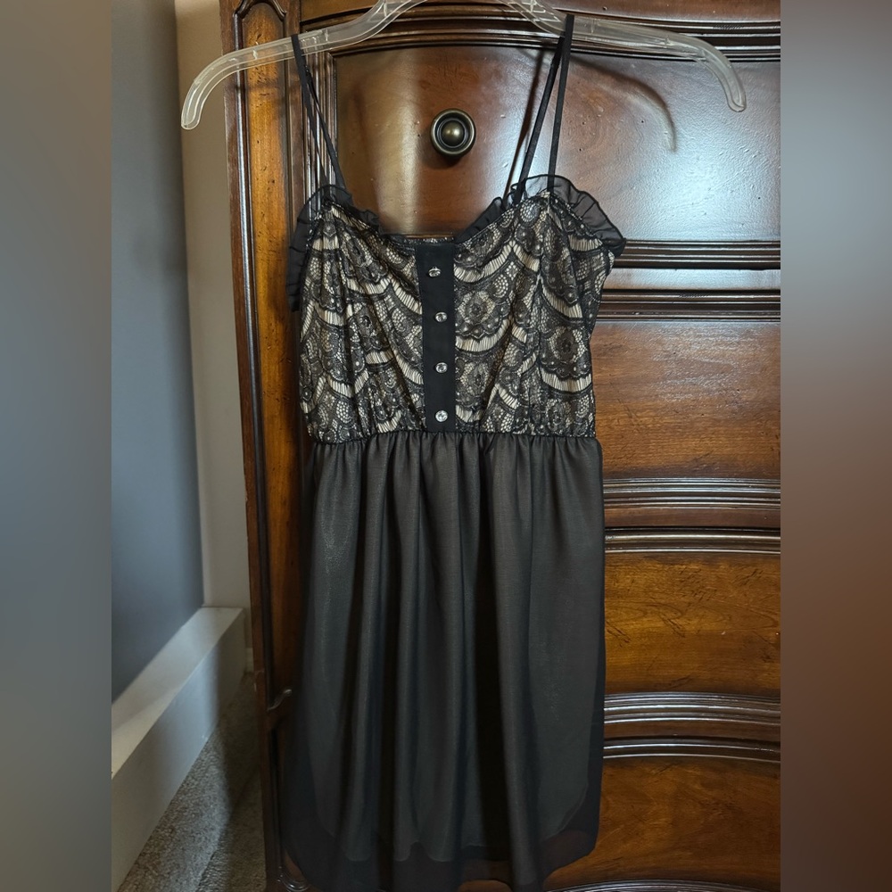 Miss Chievous Black and Tan dress